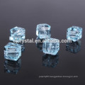 8*8 mm china red cube glass bead for decoration